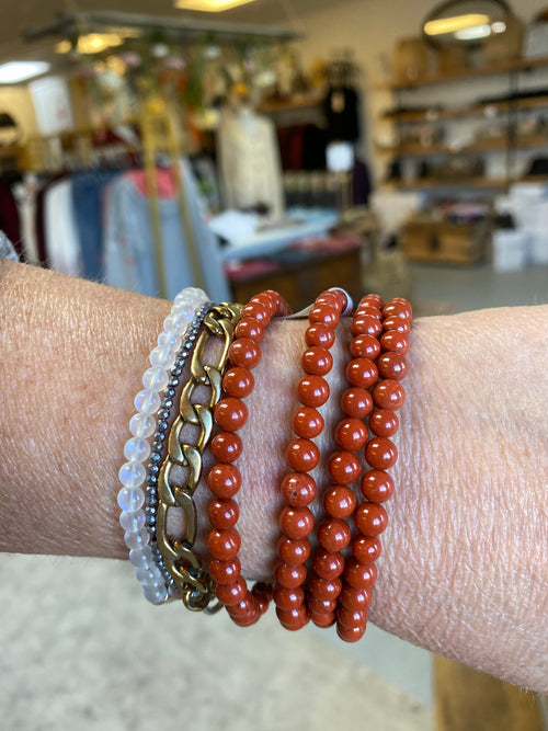 Red Jasper Bracelet 6mm