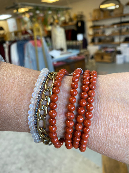 Red Jasper Bracelet 6mm