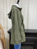 Removabale Hood Staple Army Jacket