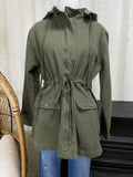 Removabale Hood Staple Army Jacket