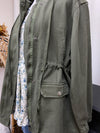Removabale Hood Staple Army Jacket