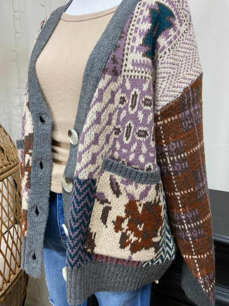 Cozy Patchwork Cardi