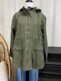 Removabale Hood Staple Army Jacket