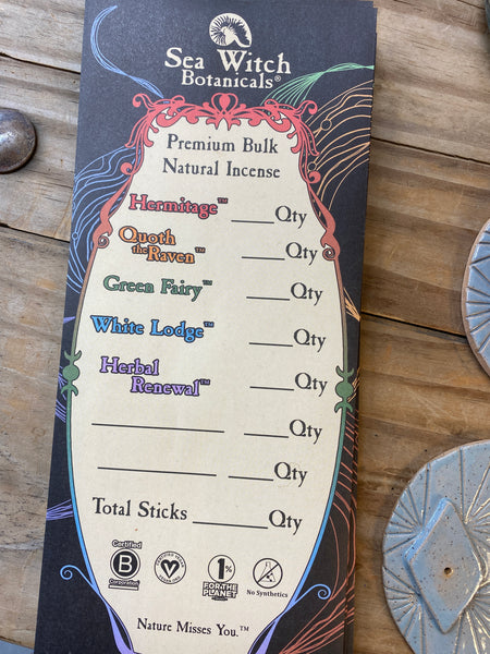 Sea Witch Botanicals Incense 10 Pack