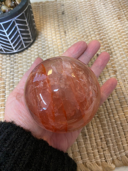 Fire Quartz Sphere 1