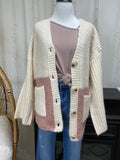 Color Block Cardi