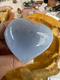 Blue Chalcedony Heart 2