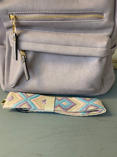 Amelia Convertible Bag in Black or Lavender