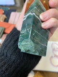 Black Moss Agate Tower 3