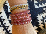 Strawberry Quartz Bracelet
