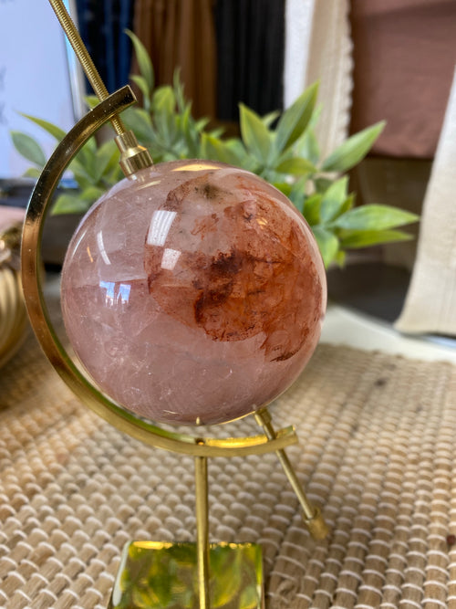 Fire Quartz Sphere 2