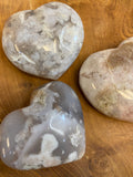 Flower Agate Heart 2
