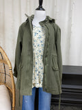 Removabale Hood Staple Army Jacket