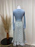 Floral Handkerchief Hem Skirt