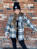 Warm and Cozy Neutral Plaid Shacket
