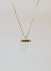 Chunky Clear Quartz Necklace - 18kt Plated