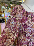 Magenta Floral Dress