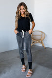 Ampersand Stripe Jogger