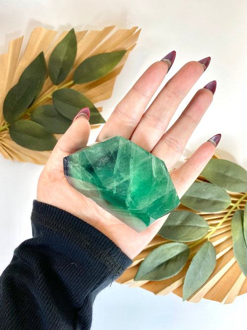 Green Fluorite Free Form Chunk 2