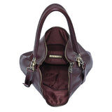 The Carrie Bag - Deep Wine Hobo Style Bag
