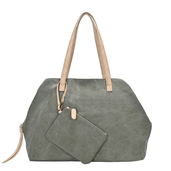 The Carry All Canvas Bag - Olive, Grey or Mocha
