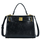 The Harriet Bag - Vintage Black and Brass Bag