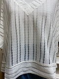 Sheer Striped Top