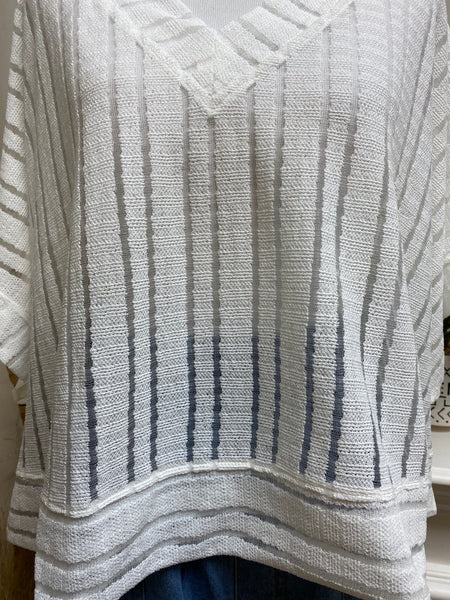 Sheer Striped Top