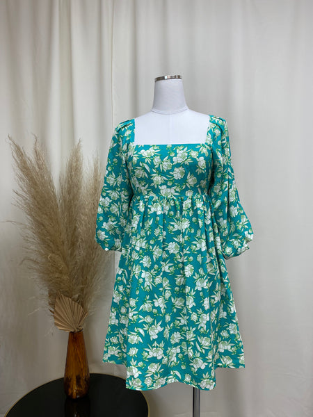 Gorgeous Jade Pleated Dress
